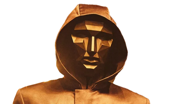 Squid Game Front Man Mask PNG Transparent Background