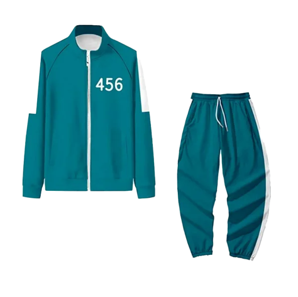 Squid Game 456 Tracksuit PNG Transparent Background