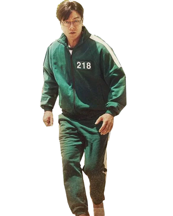 Cho Sang-woo (Player 218) from Squid Game PNG