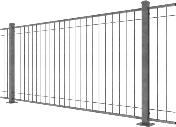 Temporary Metal Construction Fence PNG