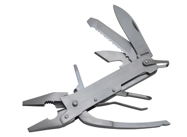Silver Multi-tool with Pliers and Knife PNG