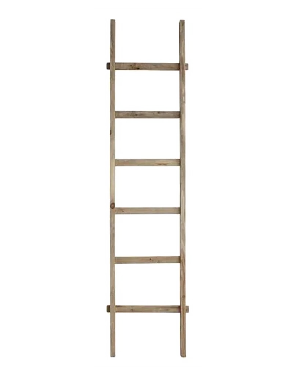 Rustic Wooden Ladder PNG Transparent Background