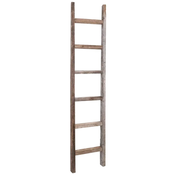 Rustic Wooden Ladder PNG Transparent Background