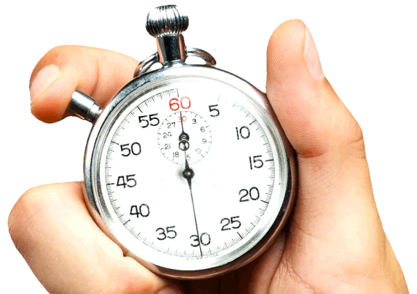 Hand Holding Stopwatch PNG Transparent Background