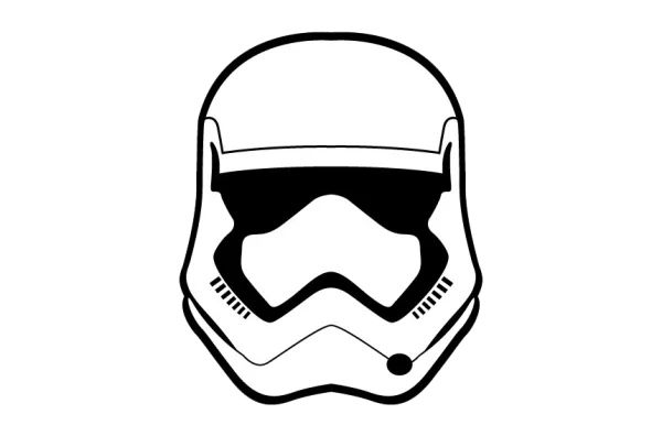 First Order Stormtrooper Helmet PNG