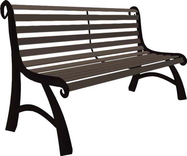 Park Bench PNG Transparent Background
