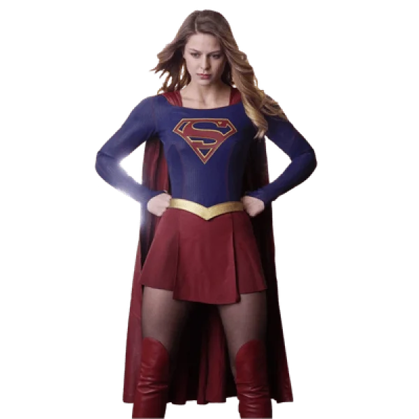 Supergirl Melissa Benoist PNG Transparent Background