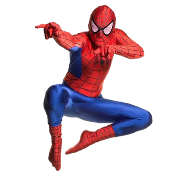 Spider-Man Posing Action PNG Transparent Background