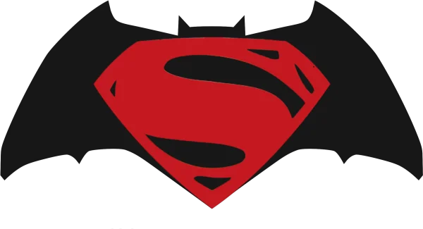 Batman V Superman Logo PNG Transparent Background