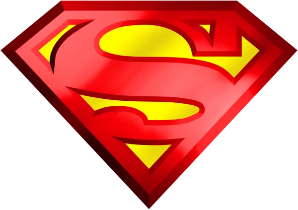 Superman Logo Shield PNG Transparent Background