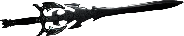 Dark Fantasy Sword PNG Transparent Background