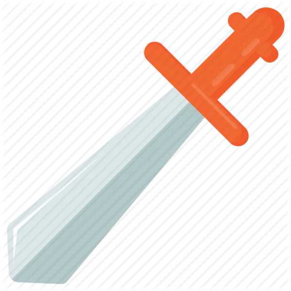 Cartoon Sword PNG Transparent Background