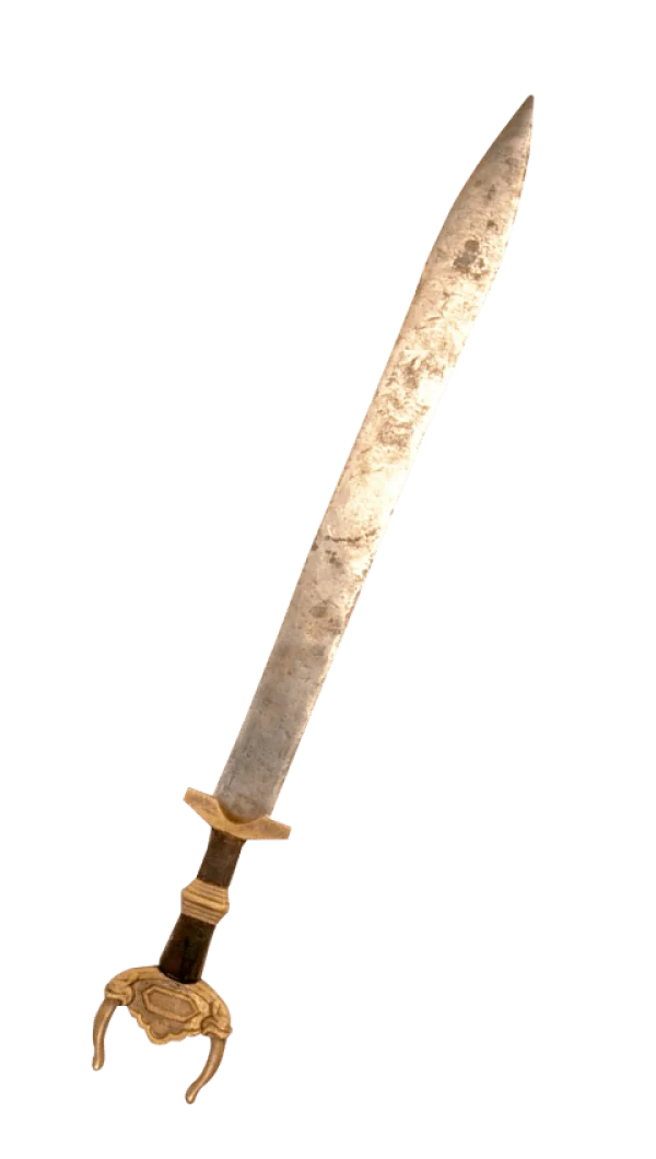 Ancient Rusty Sword PNG Transparent Background