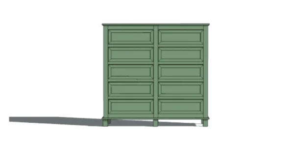 Green Cabinet PNG Transparent Background
