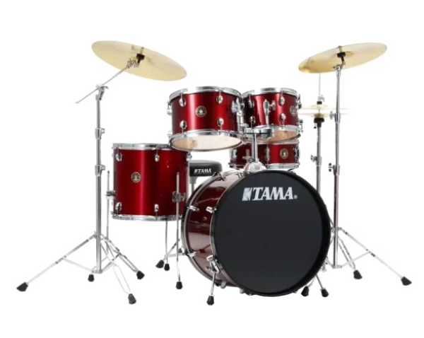 Red Tama Drum Kit PNG Transparent Background