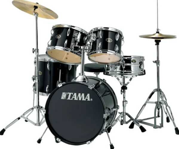 Black Tama Drum Kit PNG Transparent Background