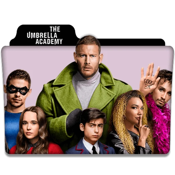 The Umbrella Academy Cast Logo PNG Transparent Background
