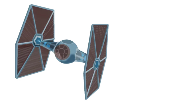 TIE Fighter Spaceship PNG Transparent Background