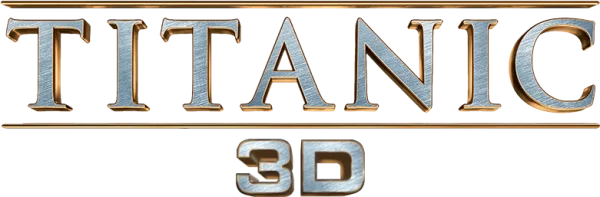 Titanic 3D Movie Logo PNG Transparent Background