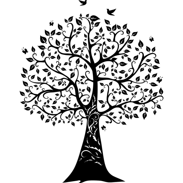 Pure Black Transparent Background