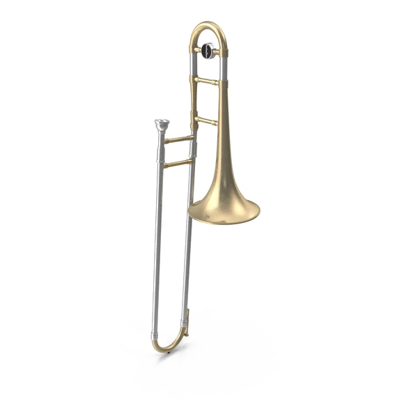 Trombone Musical Instrument PNG Transparent Background