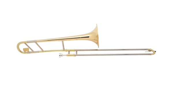Gold Brass Trombone Musical Instrument PNG