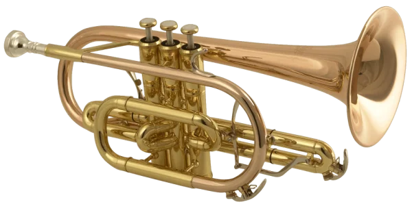 Golden Brass Cornet Transparent PNG