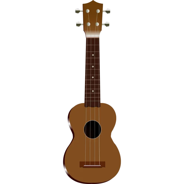 Brown Ukulele PNG Transparent Background