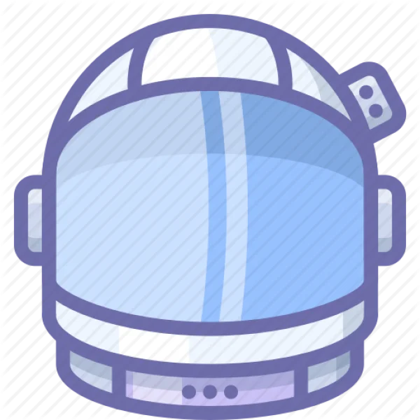 Astronaut Helmet Icon PNG Transparent Background