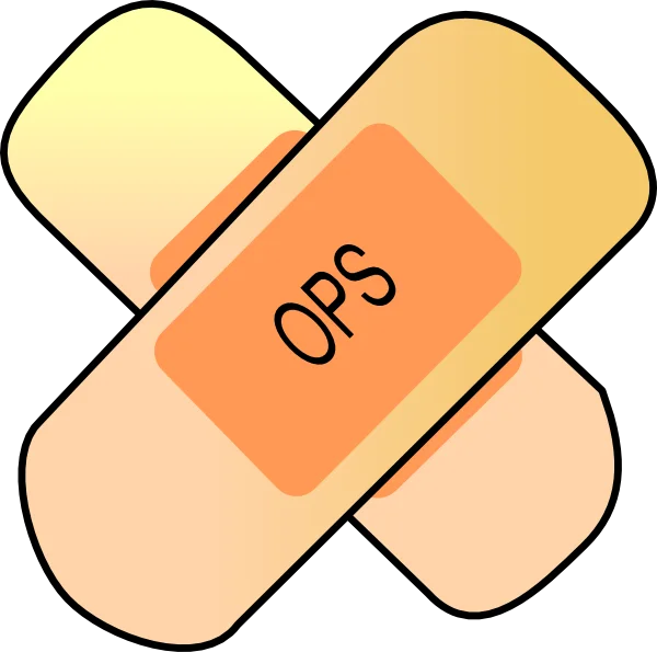 Crossed Band-Aid OPS Icon Transparent PNG