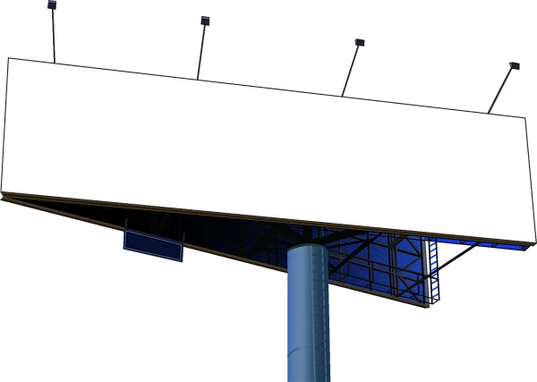 Blank Billboard PNG Transparent Background