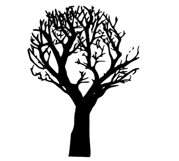 Solid Black Color Transparent Background