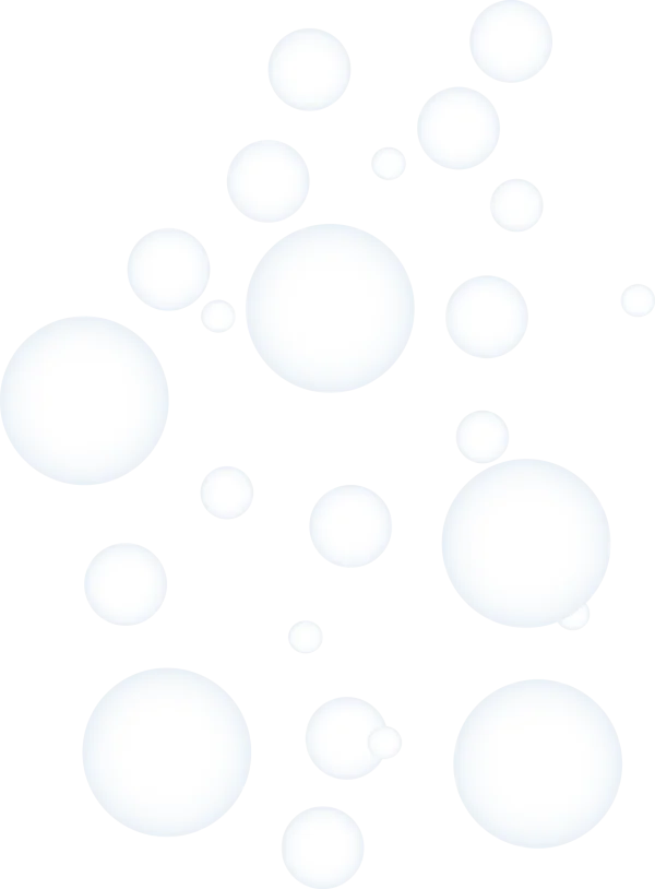 Transparent Floating Bubbles PNG