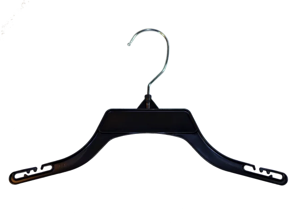 Black Plastic Clothes Hanger PNG Transparent Background