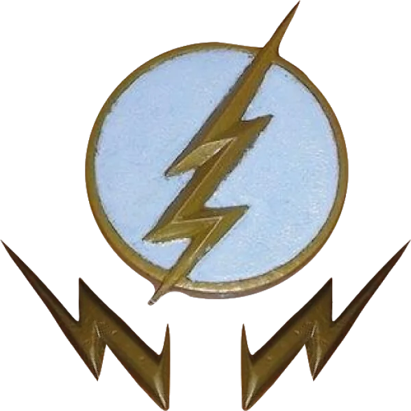 The Flash Logo and Lightning Bolts PNG Transparent Background