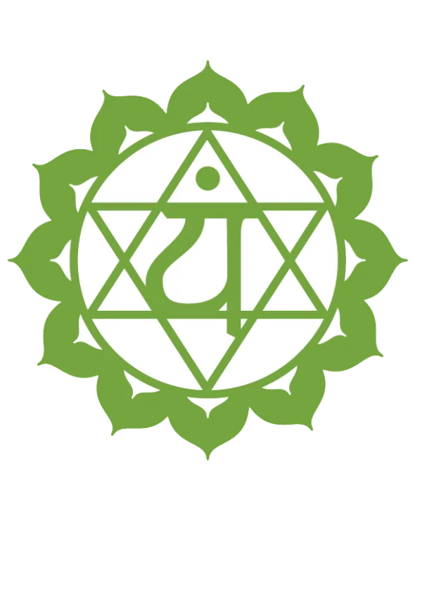 Green Heart Chakra Symbol PNG Transparent