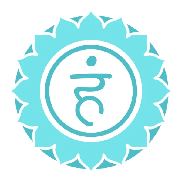 Throat Chakra Vishuddha Symbol PNG Transparent Background