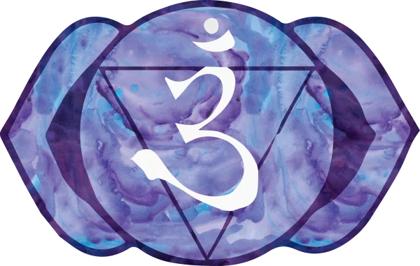 Ajna Chakra Watercolor PNG Transparent Background