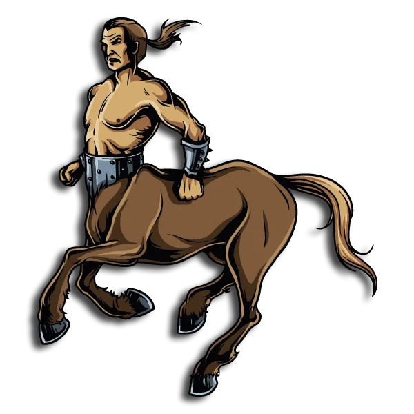 Centaur Warrior Illustration PNG Transparent