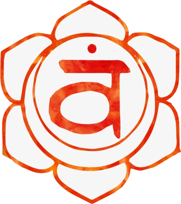 Watercolor Swadhisthana Sacral Chakra Symbol PNG
