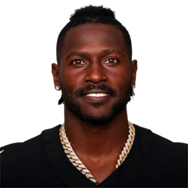 Antonio Brown Smiling Headshot PNG Transparent