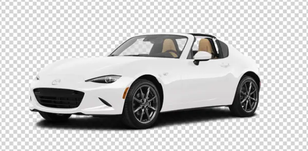 White Mazda MX-5 Miata RF PNG Transparent