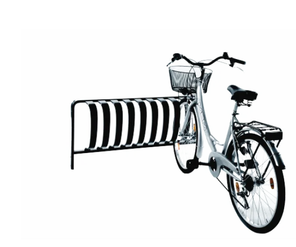 Bicycle and Bike Rack PNG Transparent Background