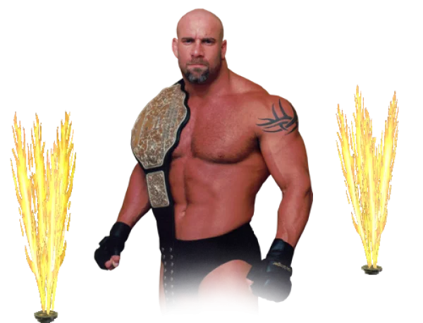 Goldberg Champion with Pyro PNG Transparent Background