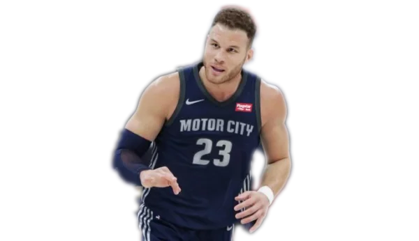 Blake Griffin Motor City Jersey PNG Transparent