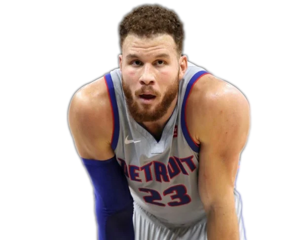 Blake Griffin Detroit Pistons PNG Transparent Background