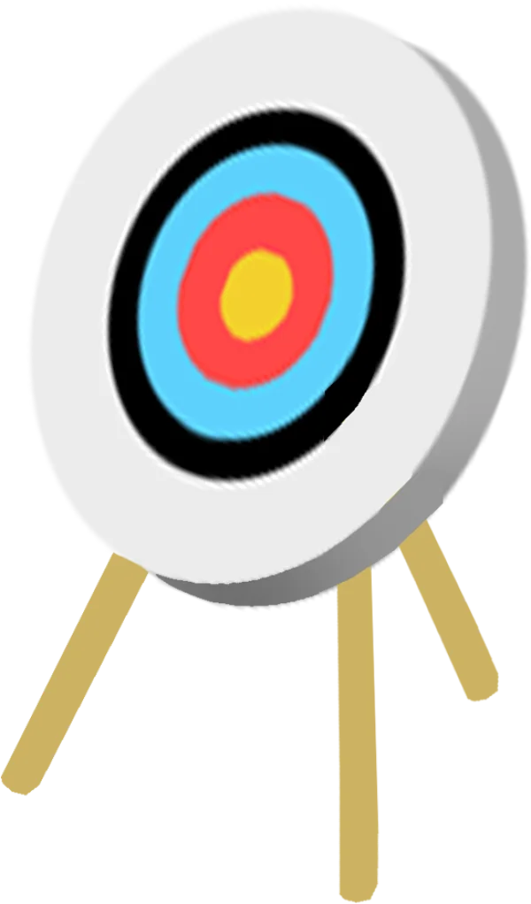Archery Target PNG Transparent Background