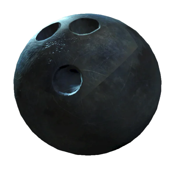 Dark Bowling Ball PNG Transparent Background