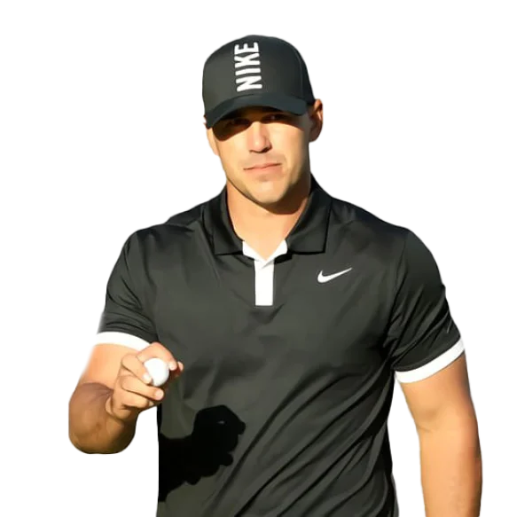Male Golfer Holding Golf Ball PNG Transparent