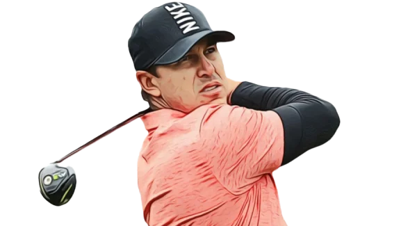 Golfer Swinging Driver Transparent Background PNG